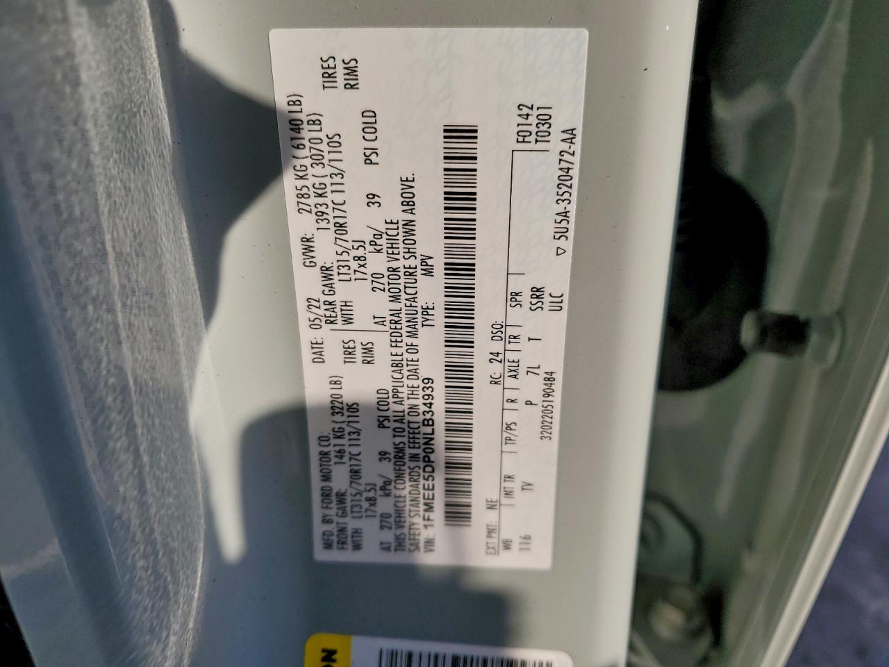 2022 FORD BRONCO BASE photo 13
