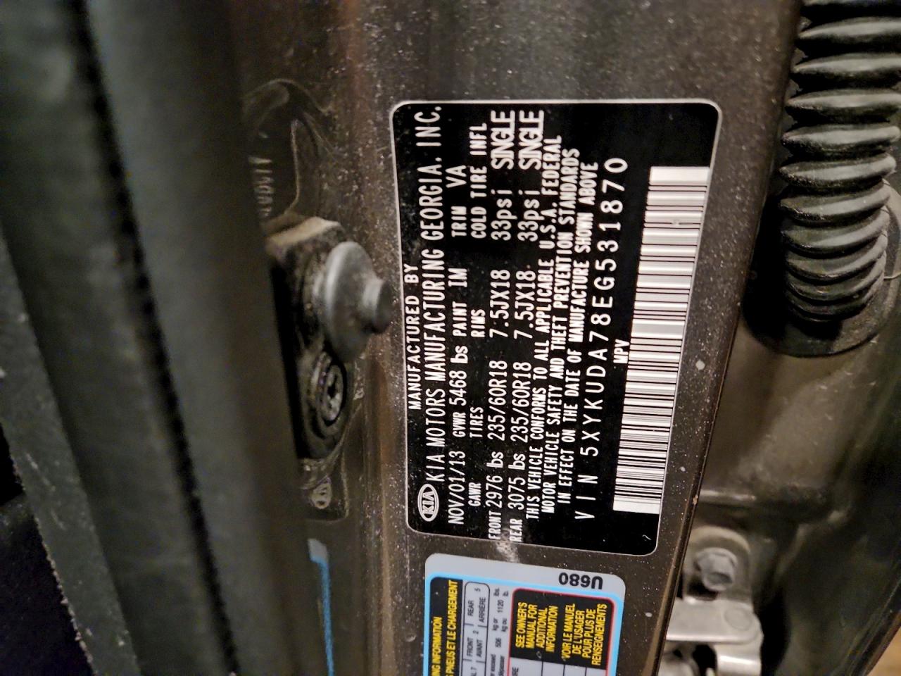 2014 KIA SORENTO EX photo 13