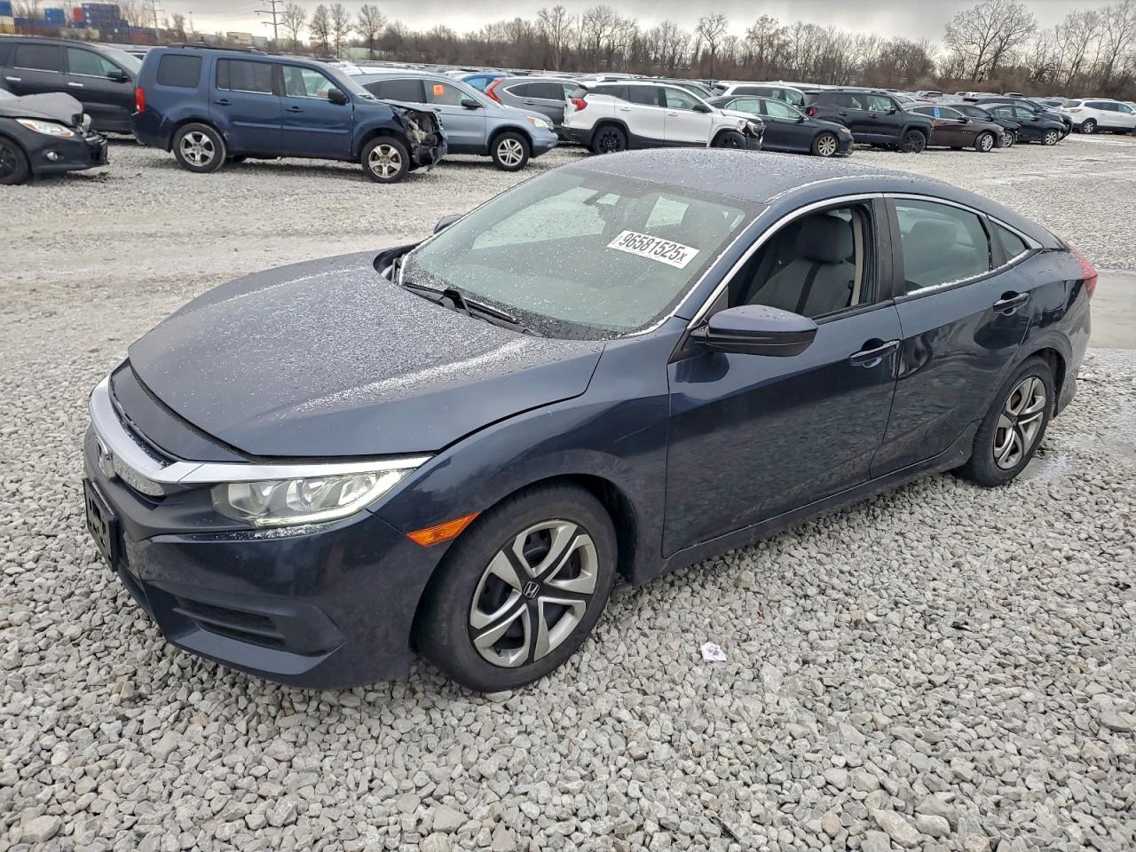 2017 HONDA CIVIC LX — FRONT END damage — photo 1