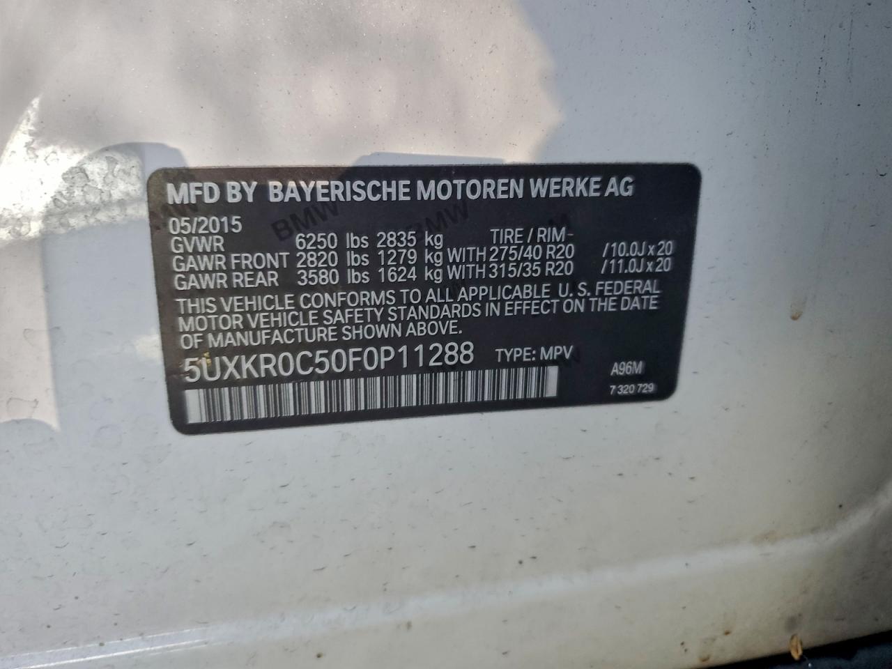 2015 BMW X5 XDRIVE35I photo 25