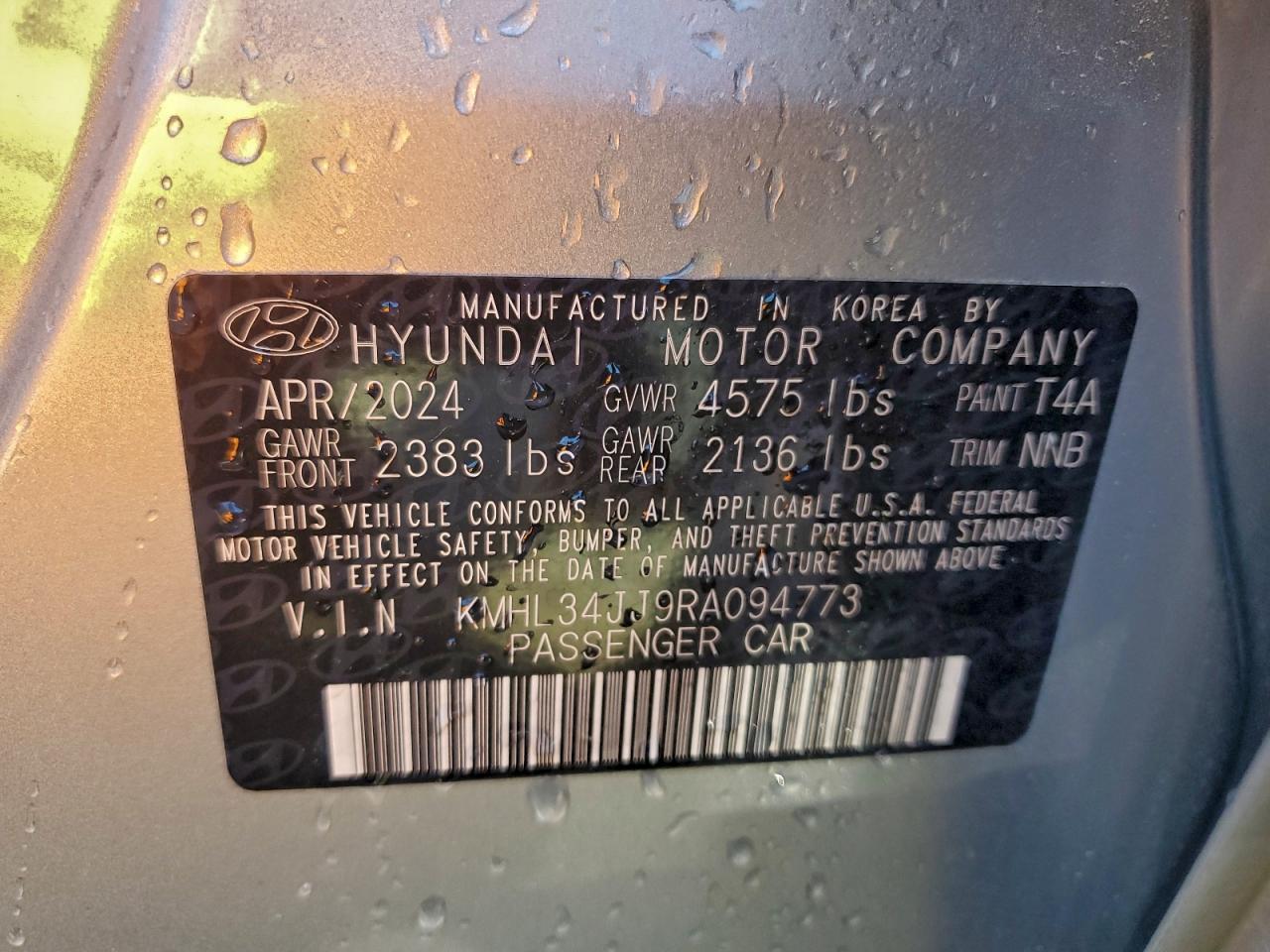 2024 HYUNDAI SONATA HYBRID photo 12