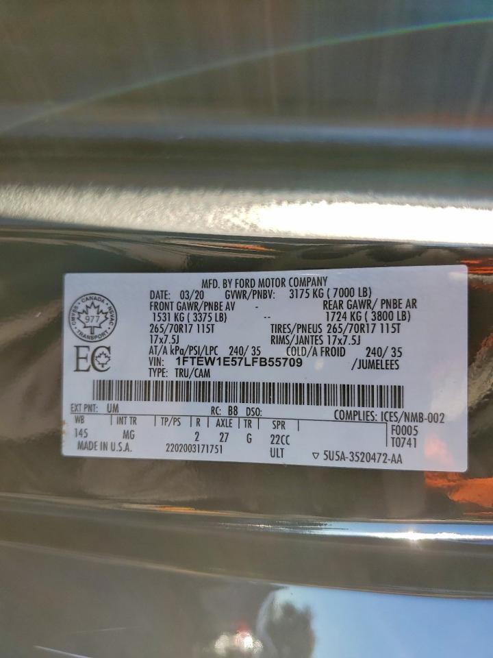 2020 FORD F150 SUPERCREW photo 25
