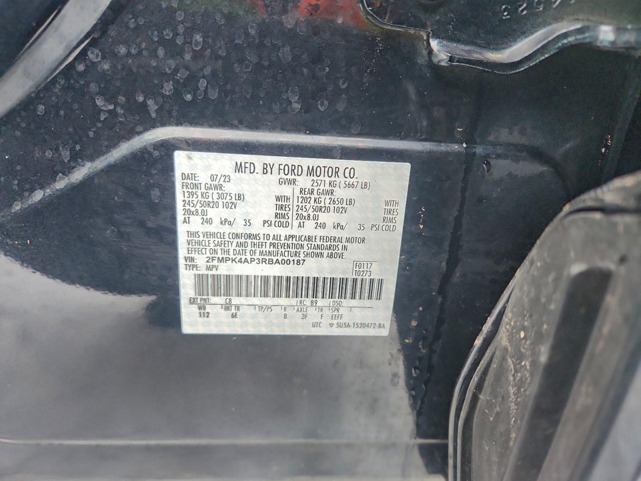 2024 FORD EDGE ST photo 13