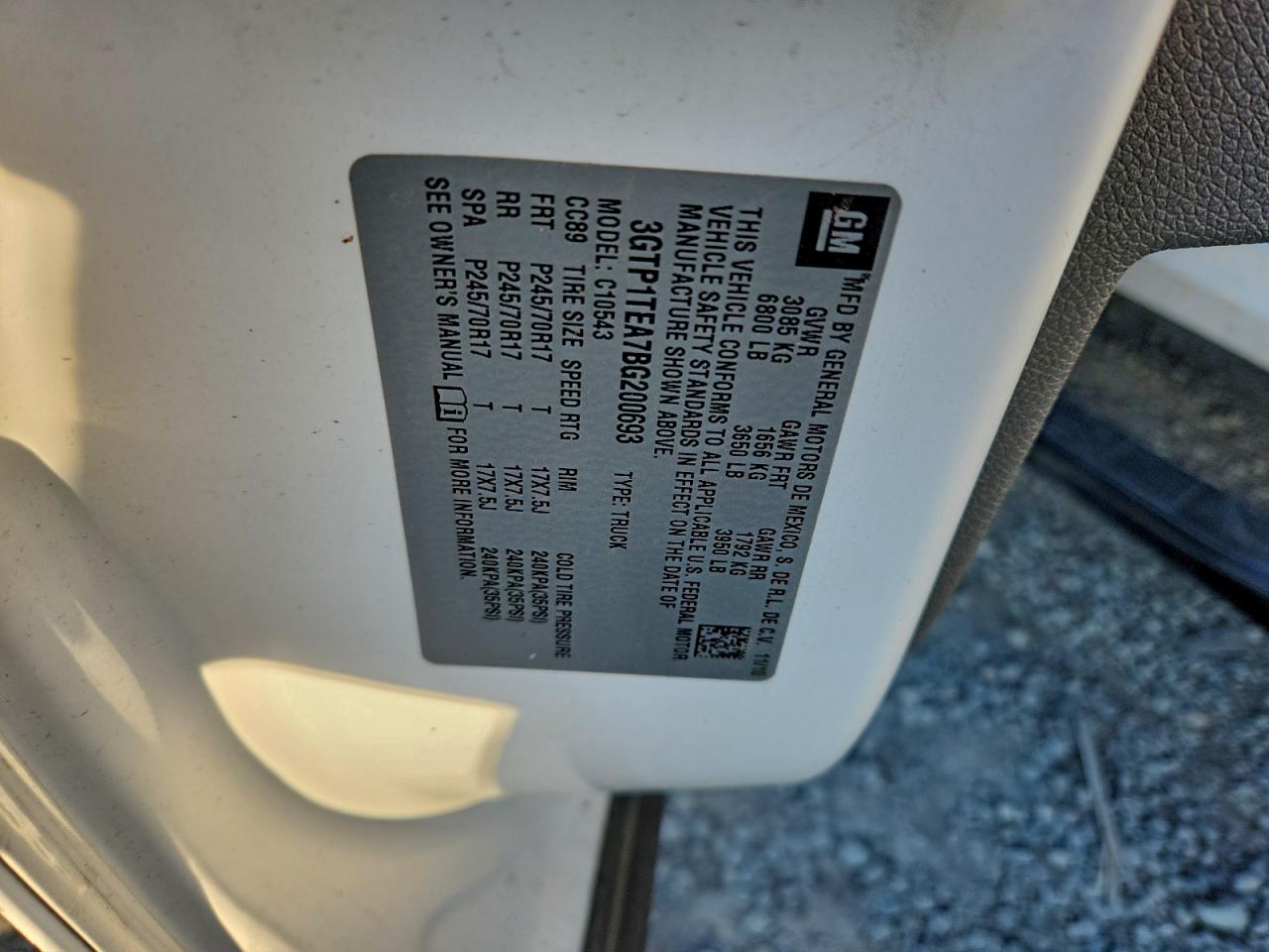 2011 GMC SIERRA C1500 photo 12