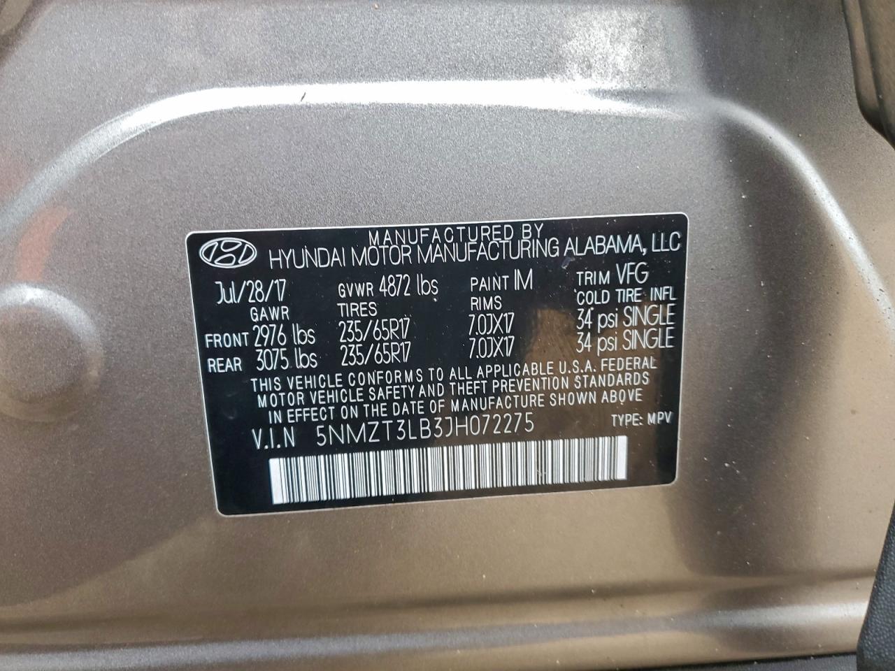 2018 HYUNDAI SANTA FE SPORT photo 13