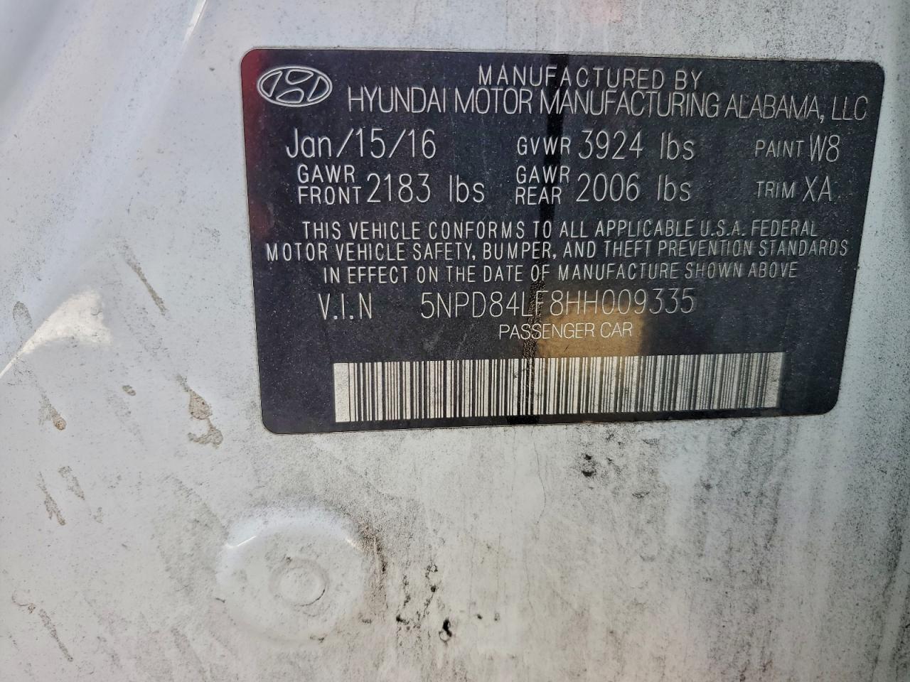 2017 HYUNDAI ELANTRA SE photo 12