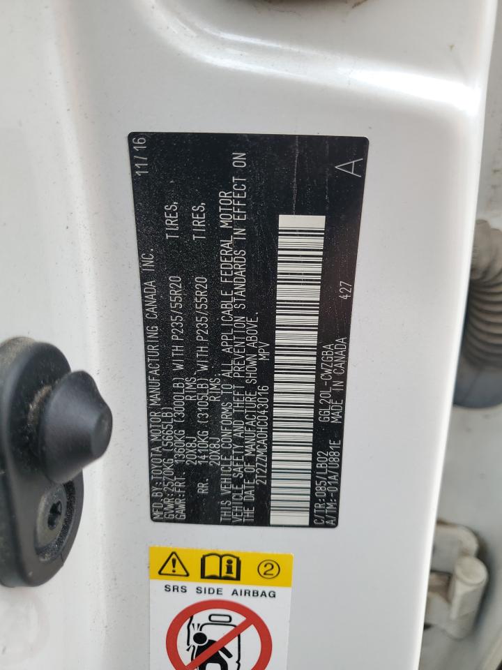 2017 LEXUS RX 350 BASE photo 13