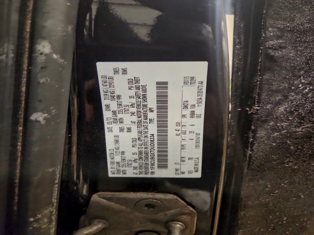 2013 FORD ESCAPE SE photo 12