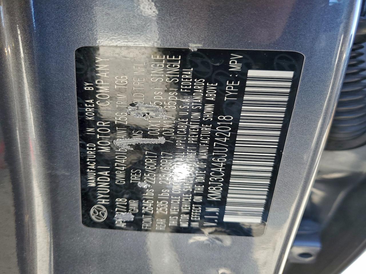 2018 HYUNDAI TUCSON SEL photo 12