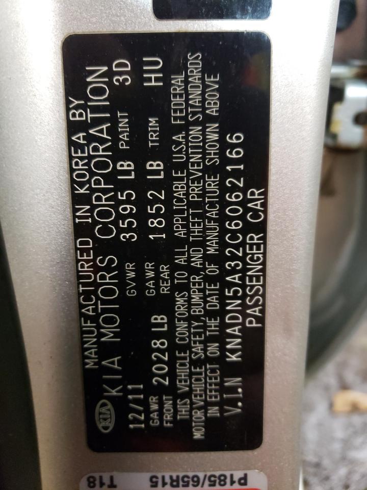 2012 KIA RIO EX photo 12