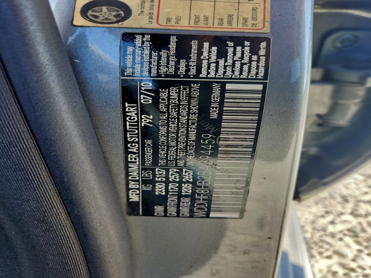 2011 MERCEDES-BENZ E 350 4MATIC photo 13