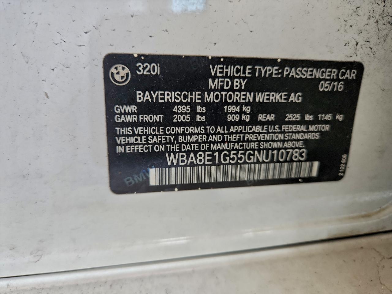 2016 BMW 320 I photo 12