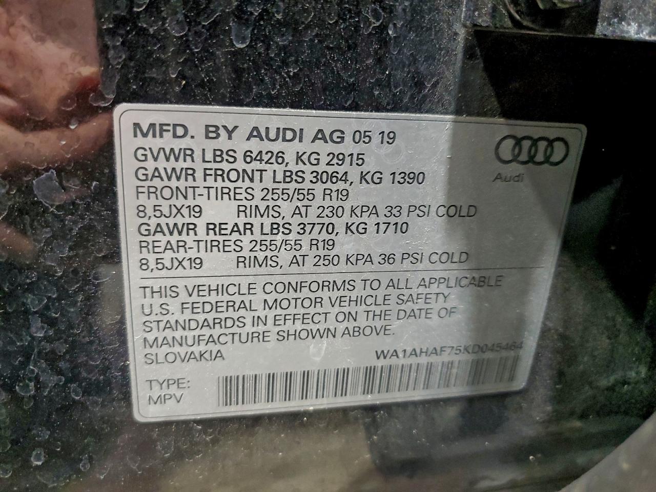 2019 AUDI Q7 PREMIUM photo 27