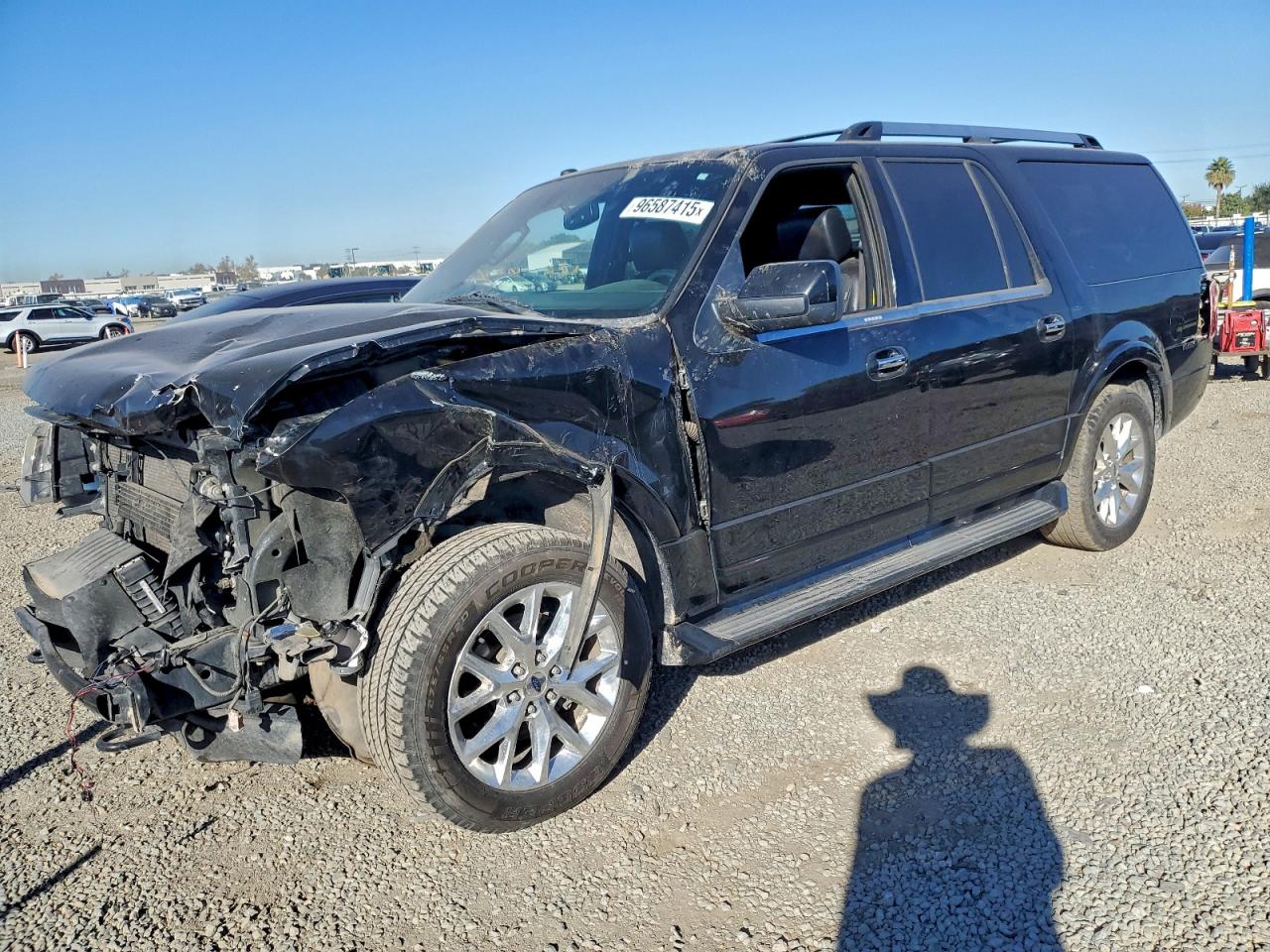 2017 FORD EXPEDITION EL LIMITED — FRONT END damage — photo 1