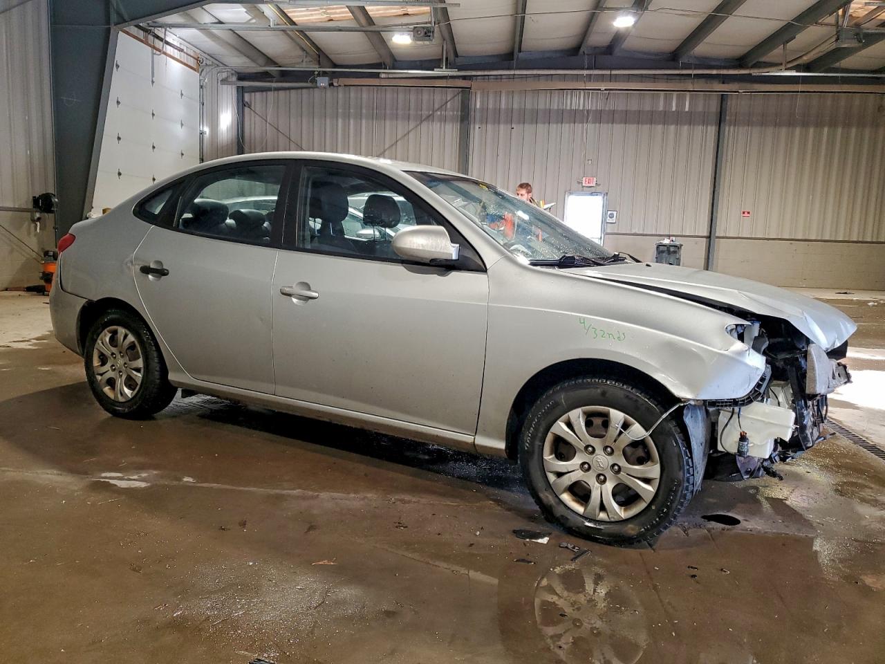 2010 HYUNDAI ELANTRA BLUE photo 4