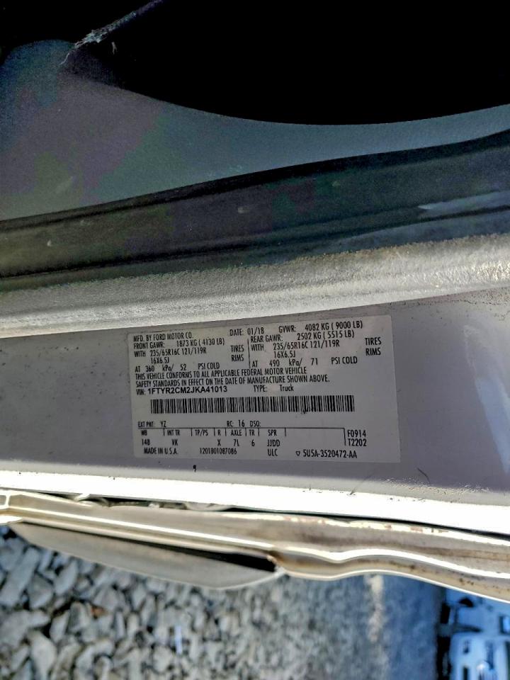 2018 FORD TRANSIT 250  DELIVERY VAN photo 13