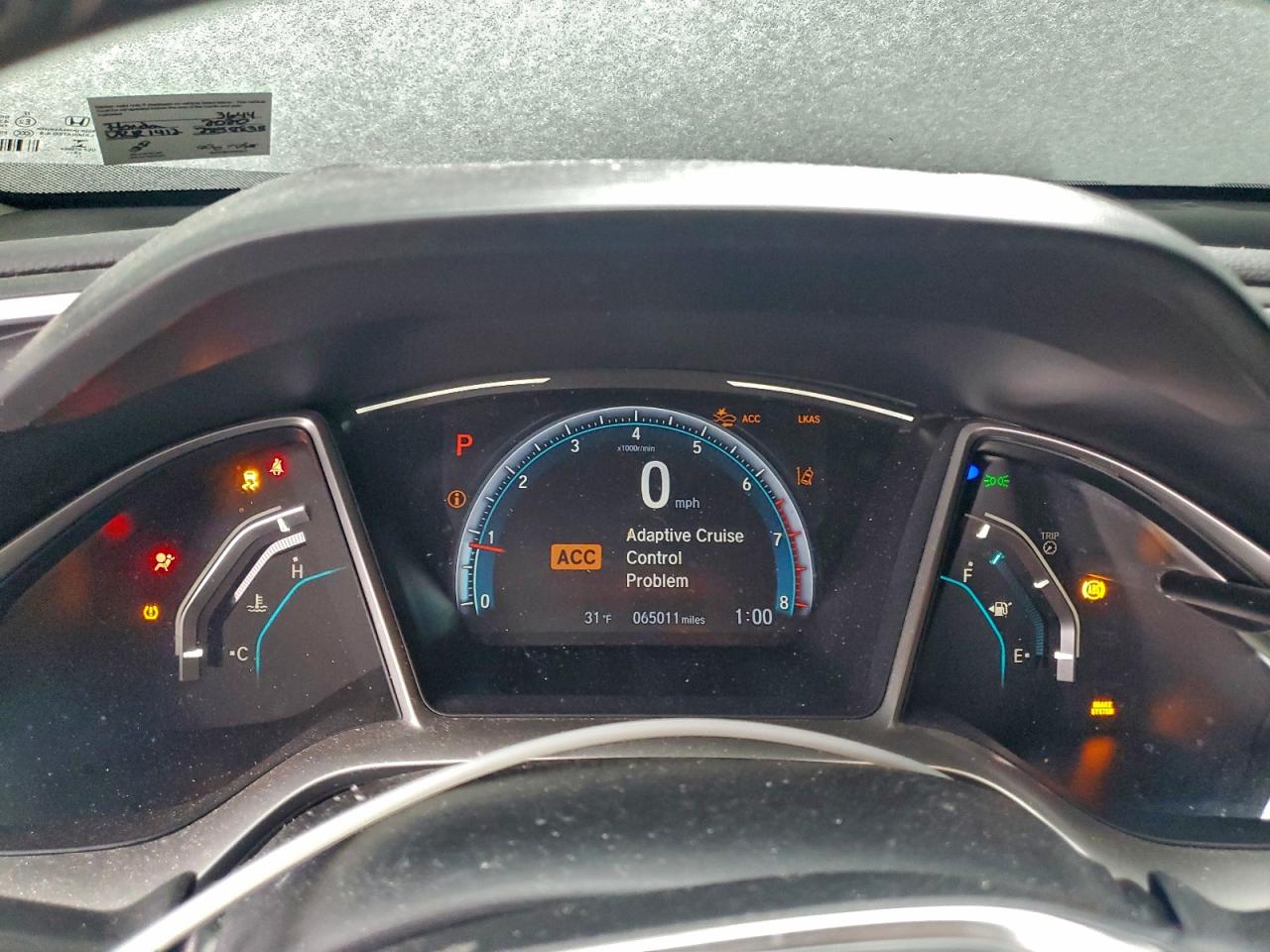 2020 HONDA CIVIC EX photo 9