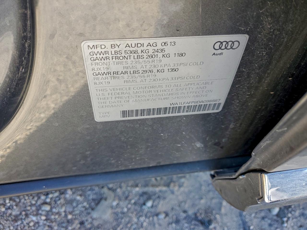 2013 AUDI Q5 PREMIUM PLUS photo 12