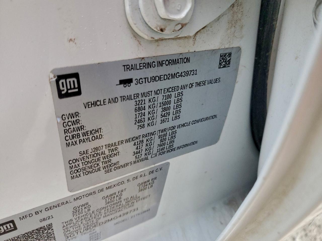 2021 GMC SIERRA K1500 SLT photo 12