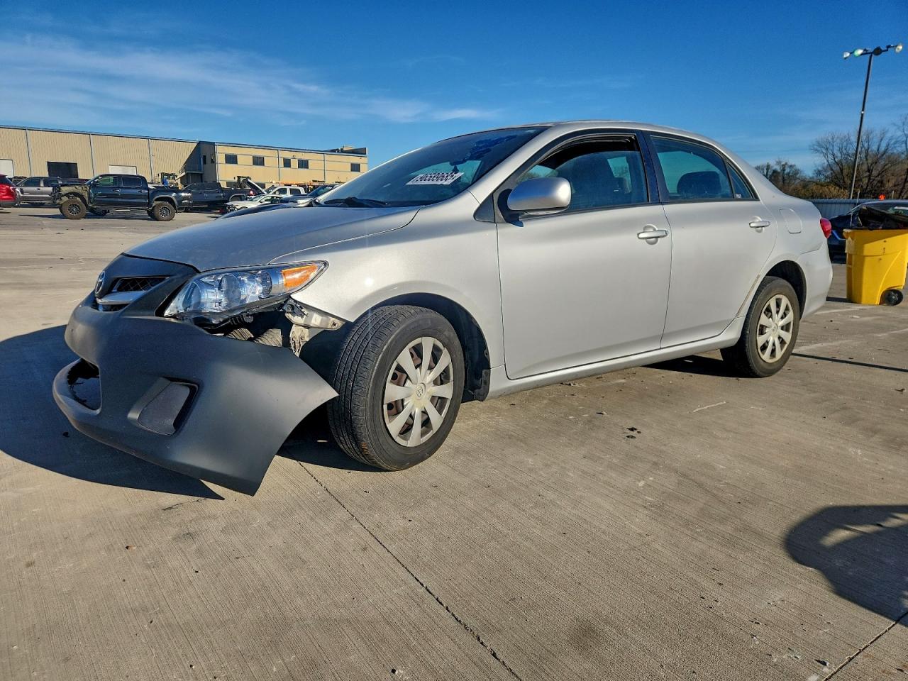 2011 TOYOTA COROLLA BASE — FRONT END damage — photo 1