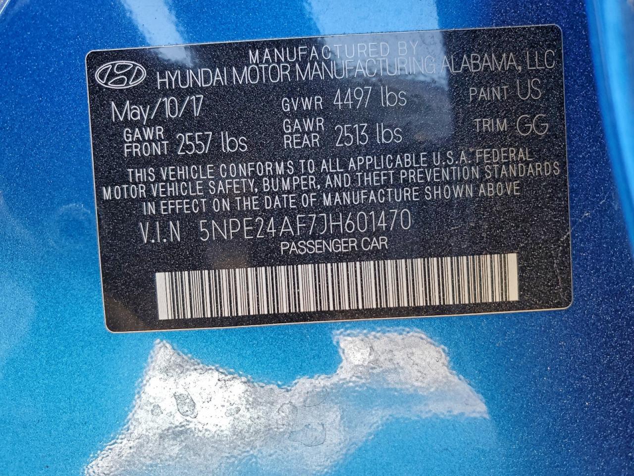 2018 HYUNDAI SONATA SE photo 12