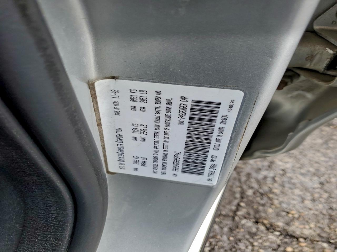 2003 DODGE INTREPID SE photo 12