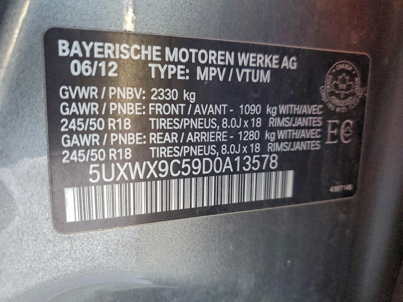 2013 BMW X3 XDRIVE28I photo 12