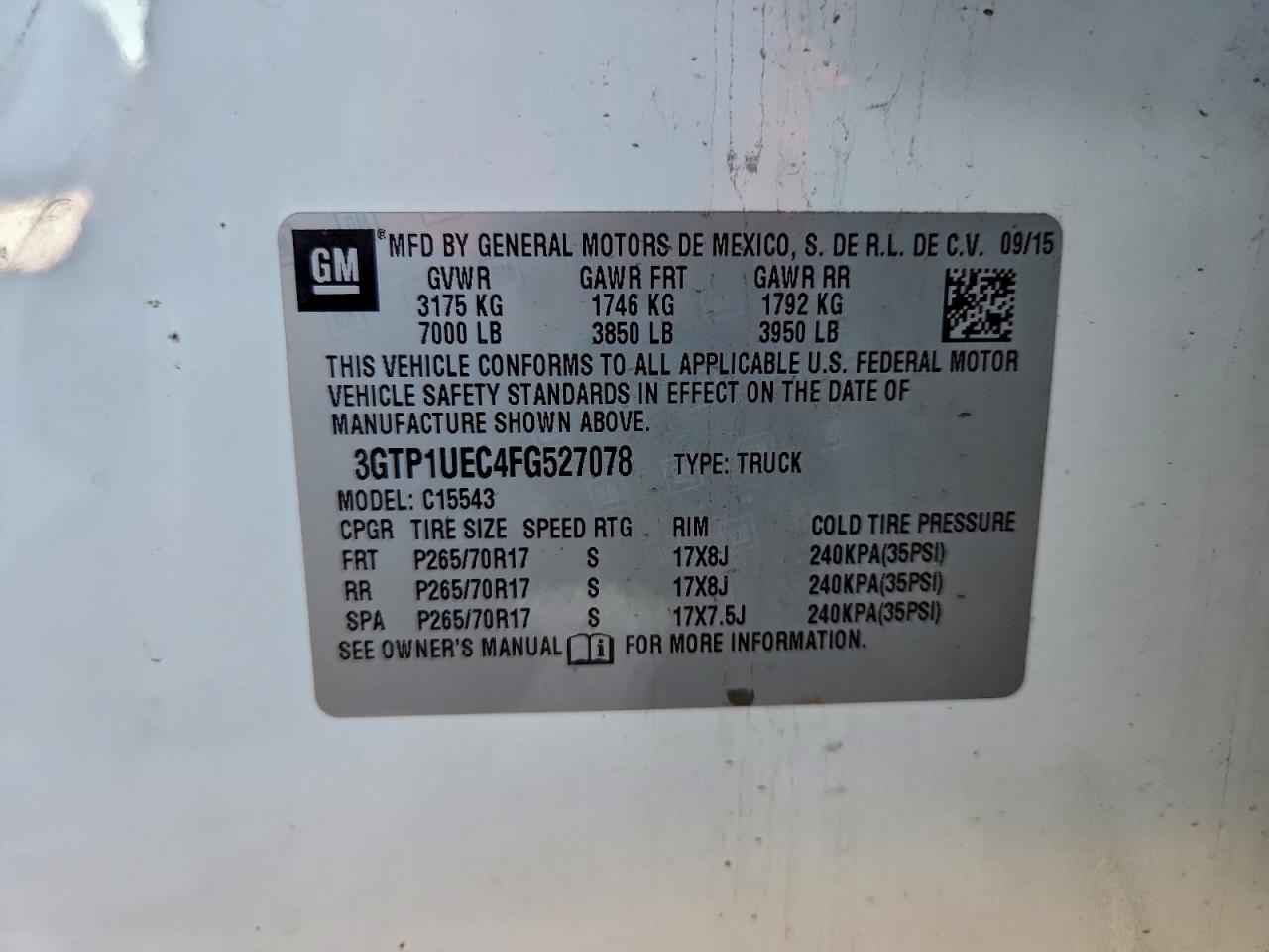2015 GMC SIERRA C1500 SLE photo 13