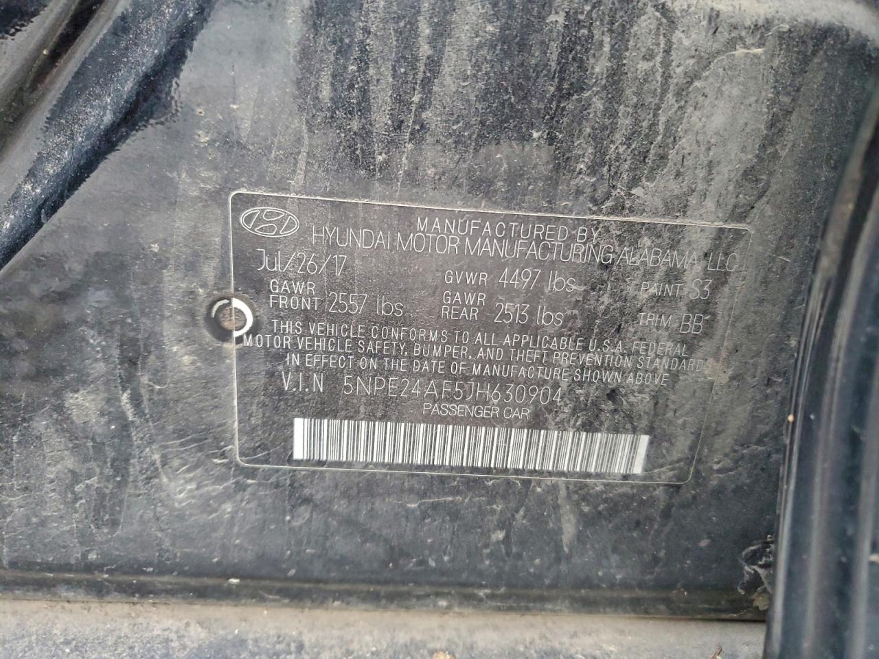 2018 HYUNDAI SONATA SE photo 13