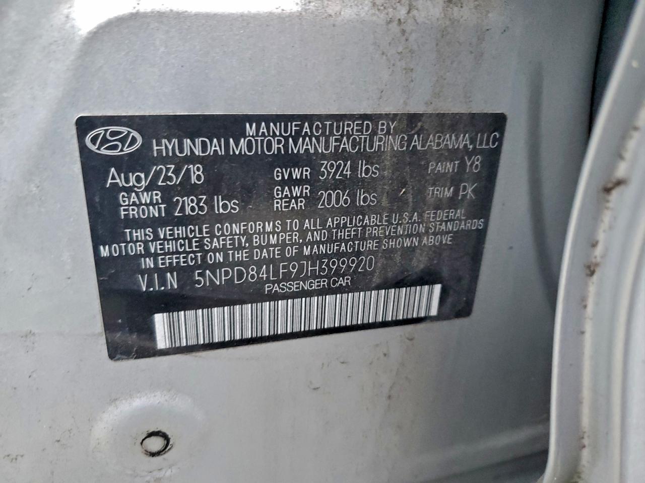 2018 HYUNDAI ELANTRA SEL photo 12