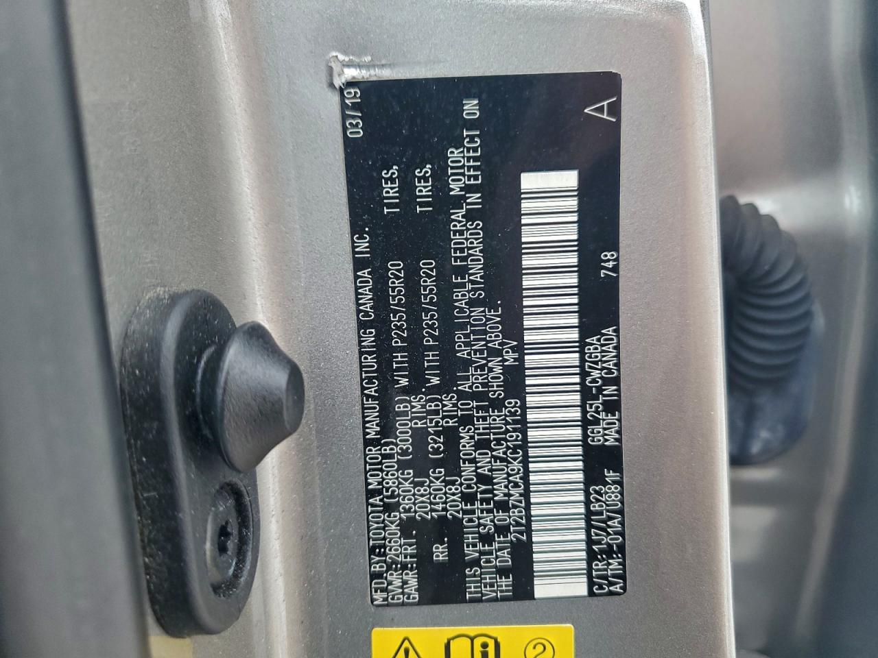 2019 LEXUS RX 350 BASE photo 12