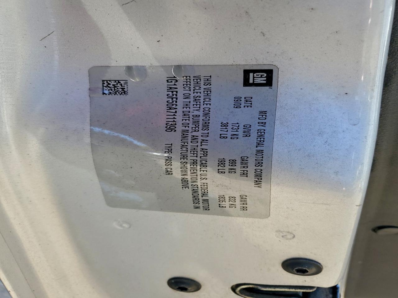 2010 CHEVROLET COBALT 2LT photo 12