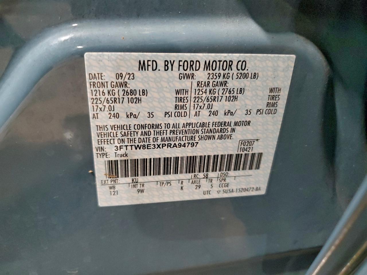 2023 FORD MAVERICK XL photo 13
