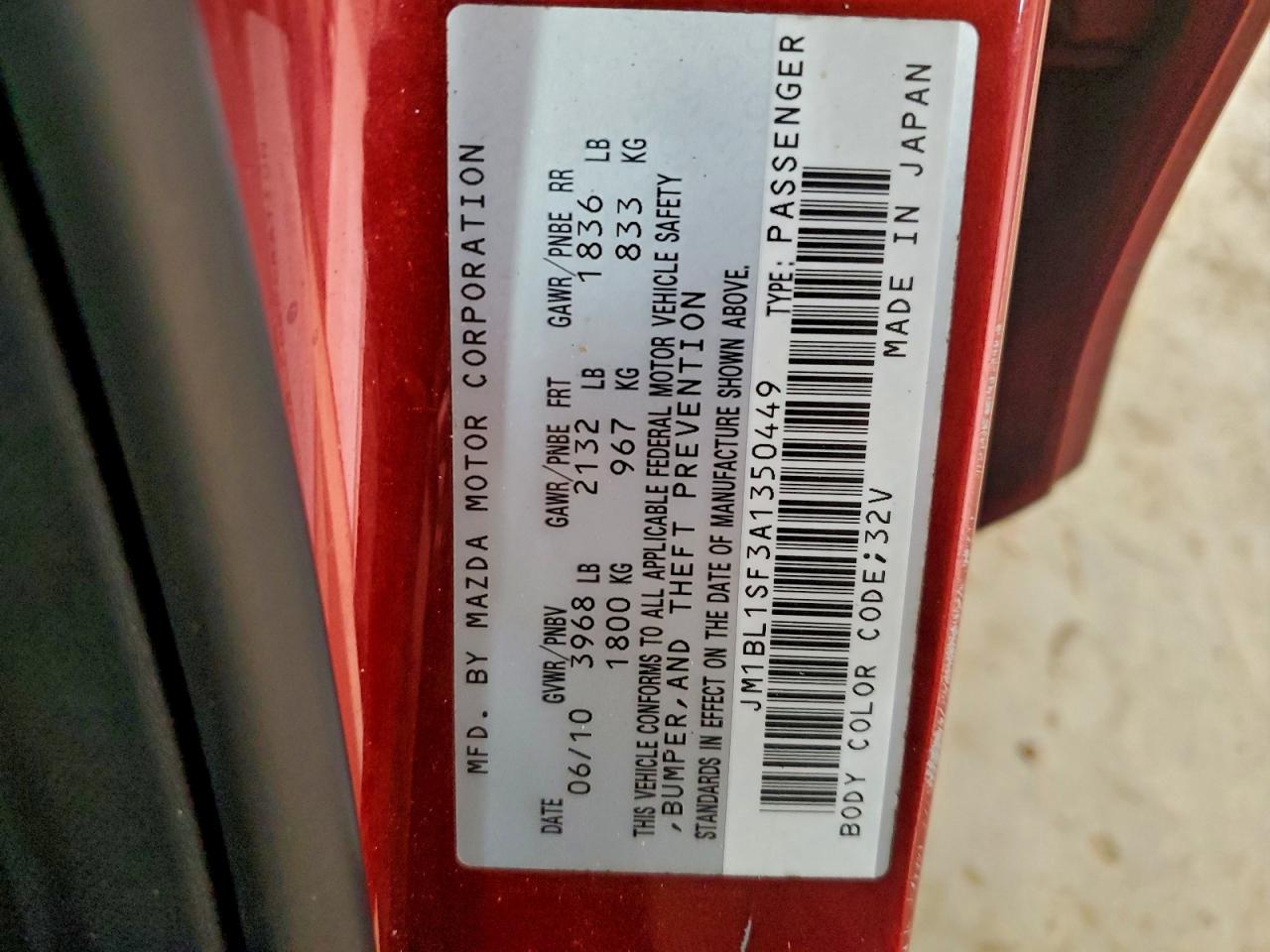 2010 MAZDA 3 I photo 12