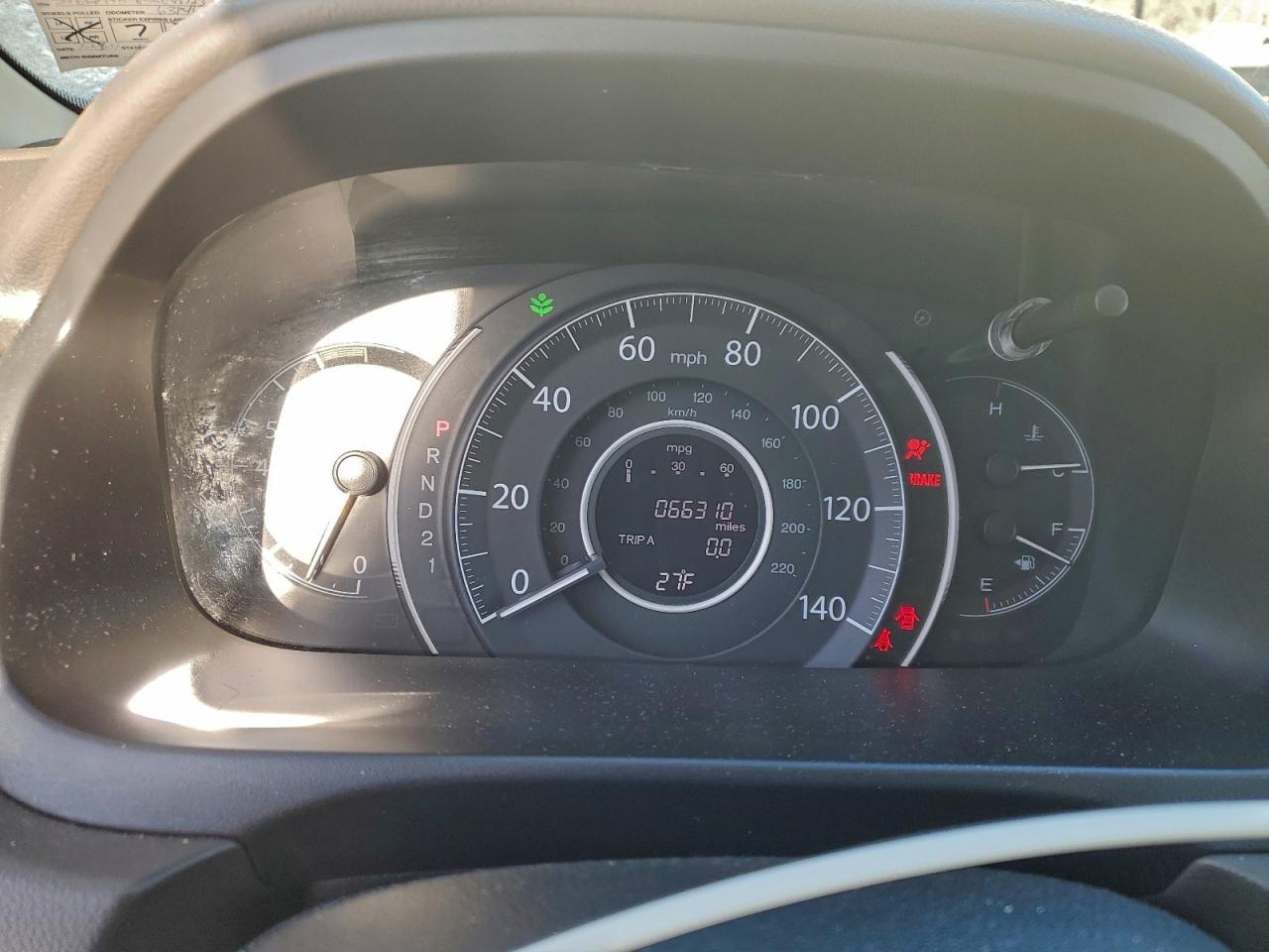 2012 HONDA CR-V EXL photo 9