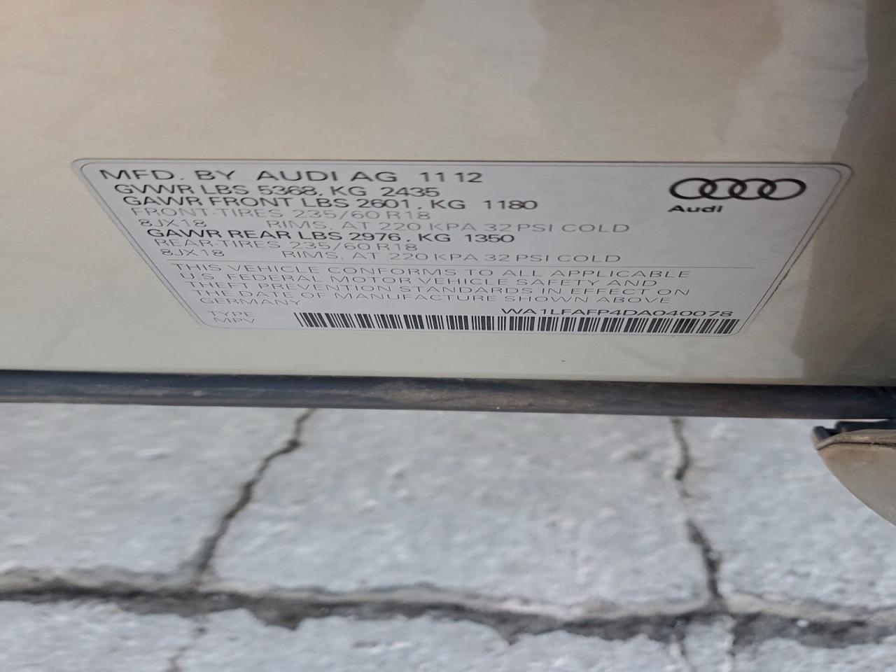 2013 AUDI Q5 PREMIUM PLUS photo 13