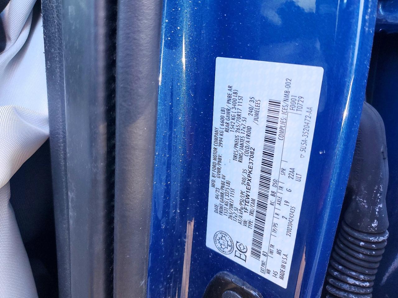 2023 FORD F150 SUPERCREW photo 13