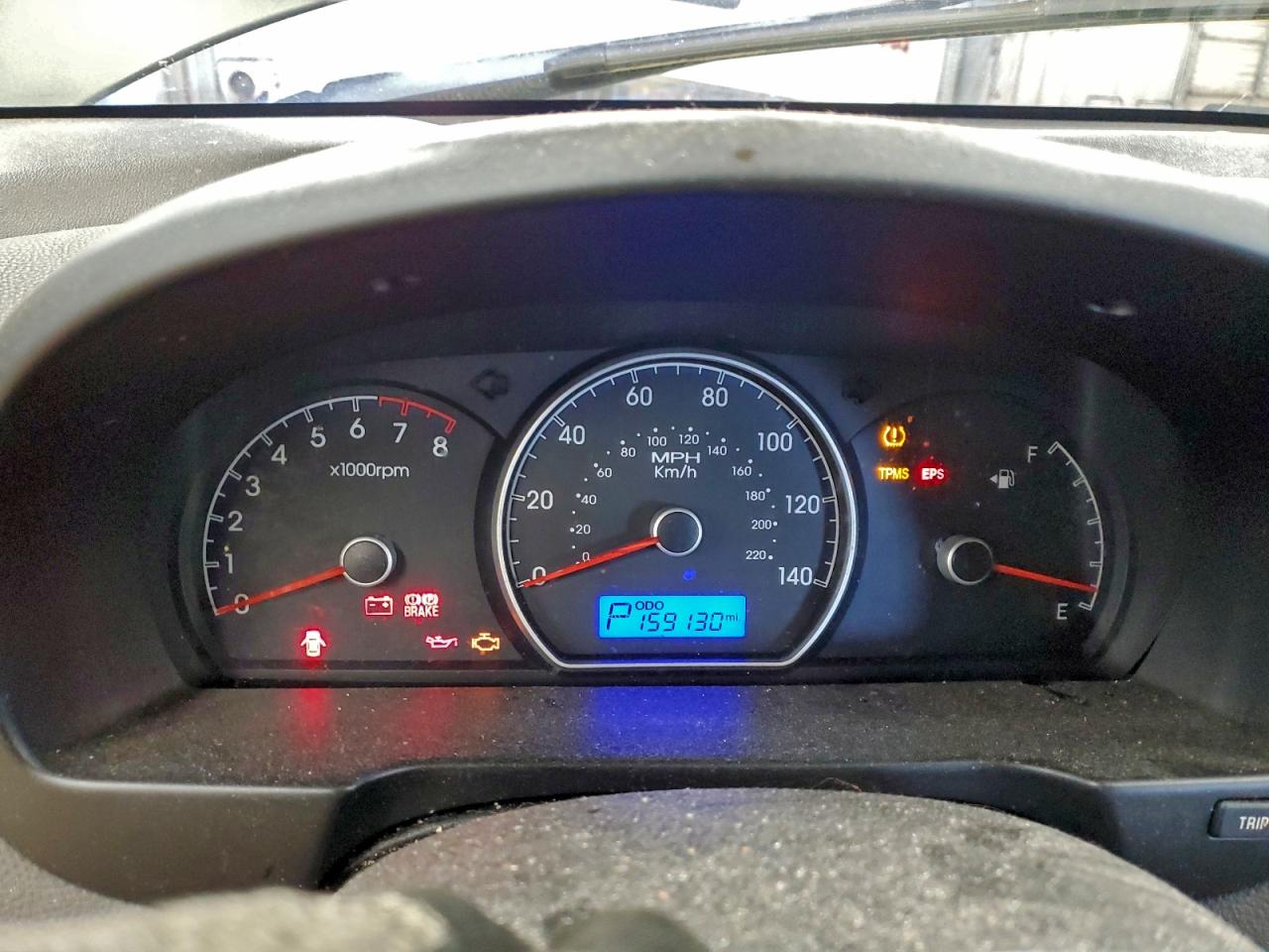 2010 HYUNDAI ELANTRA BLUE photo 9