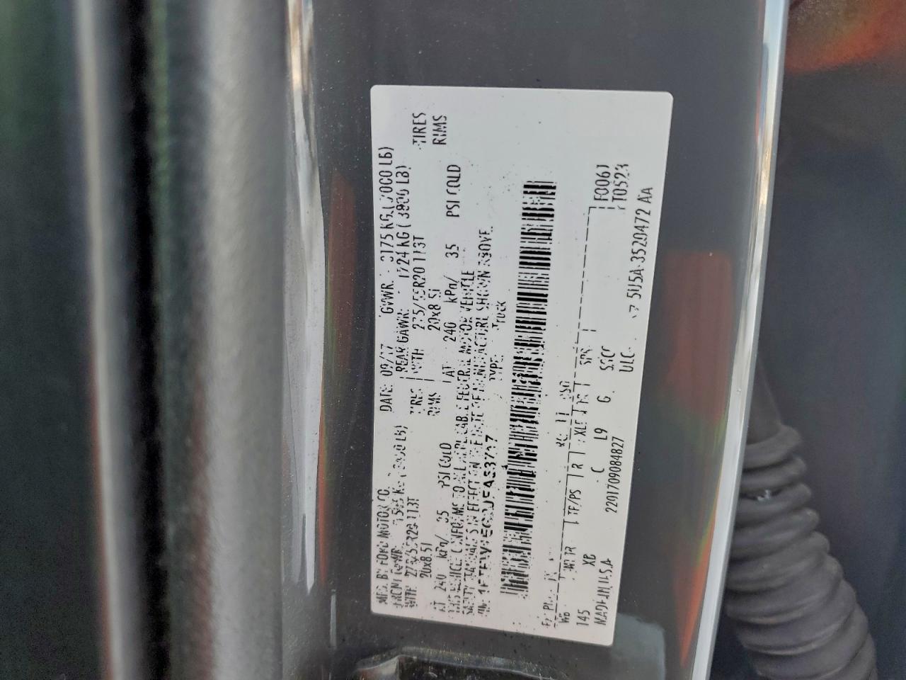 2018 FORD F150 SUPERCREW photo 12