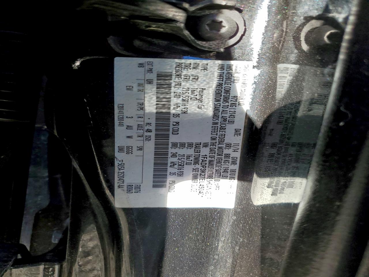 2014 FORD FOCUS SE photo 12