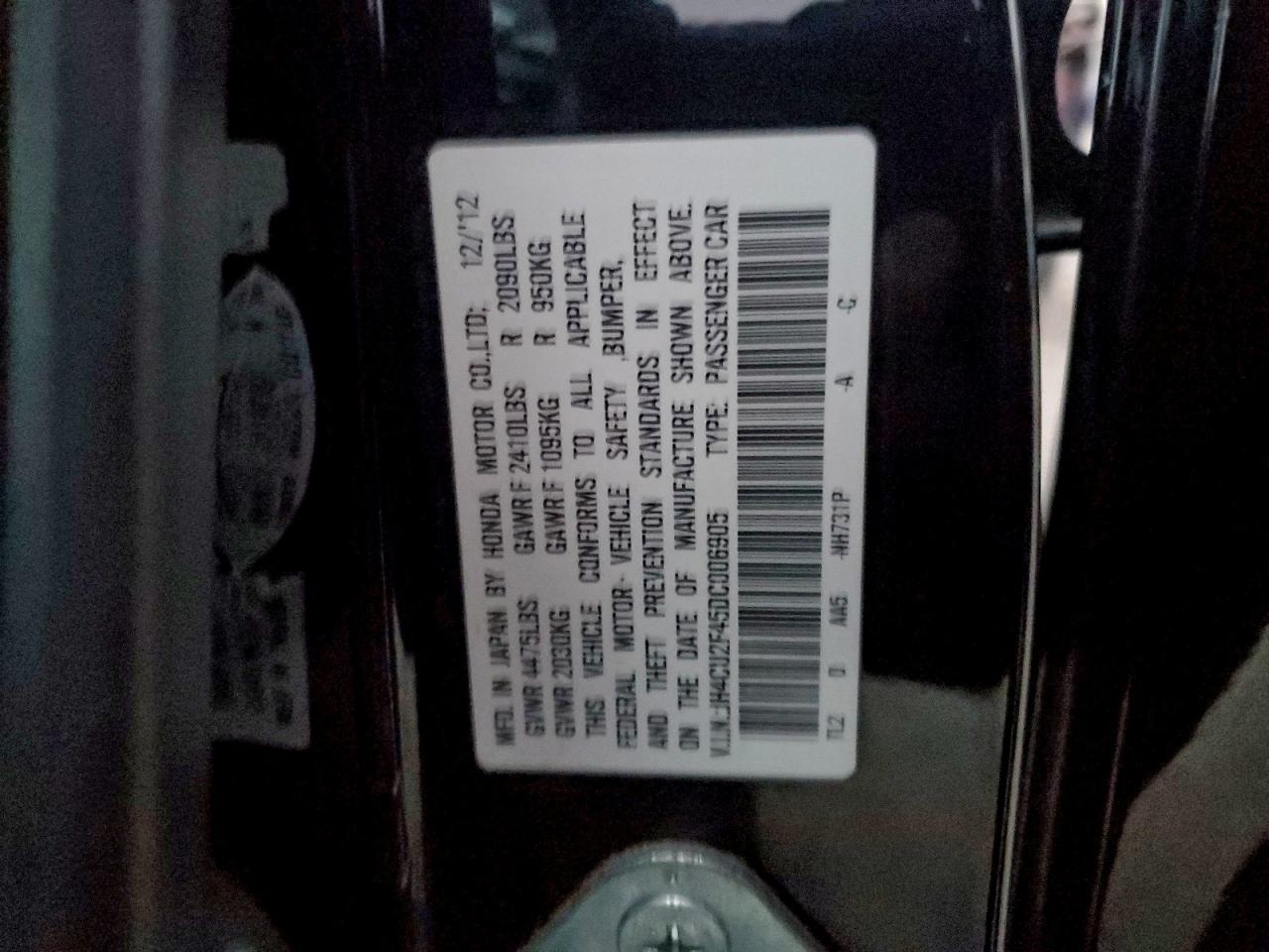 2013 ACURA TSX photo 13