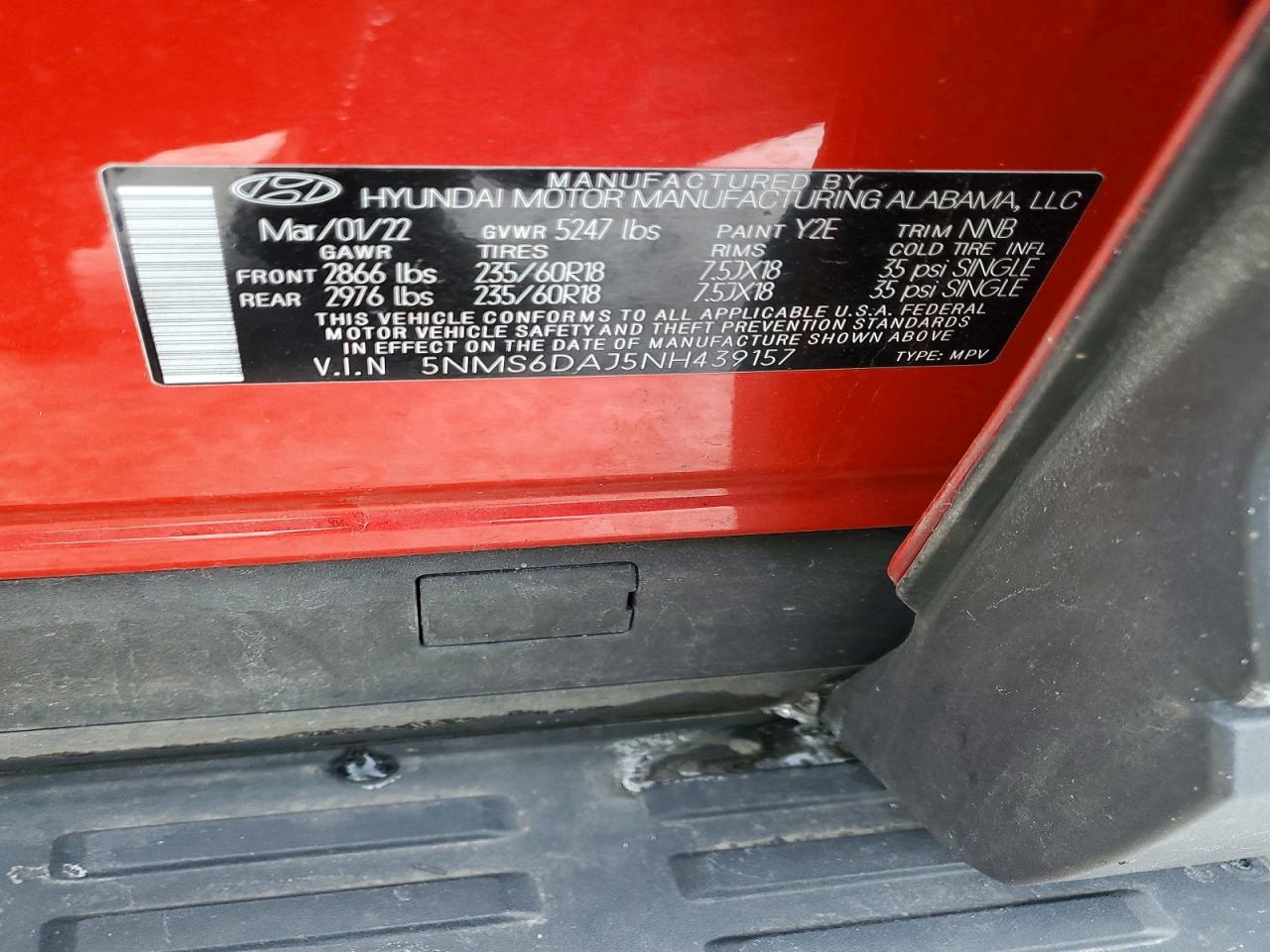 2022 HYUNDAI SANTA FE XRT photo 13