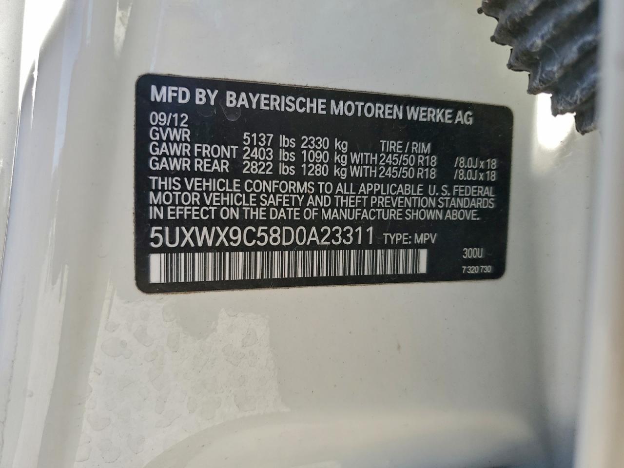 2013 BMW X3 XDRIVE28I photo 13