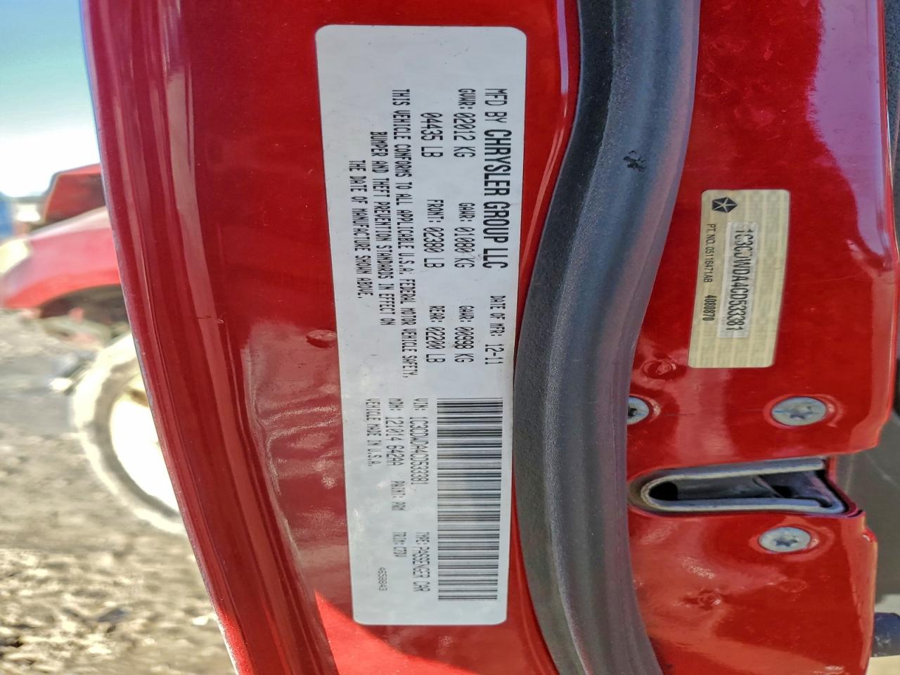 2012 DODGE CALIBER SXT photo 13