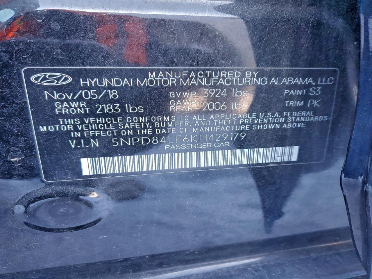 2019 HYUNDAI ELANTRA SEL photo 12
