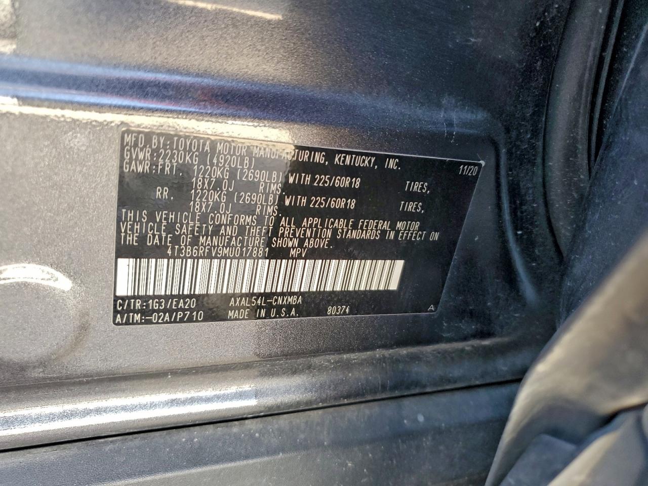2021 TOYOTA RAV4 XLE PREMIUM photo 13