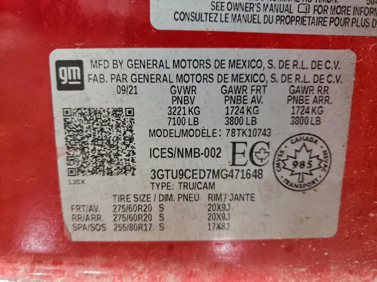 2021 GMC SIERRA K1500 ELEVATION photo 13