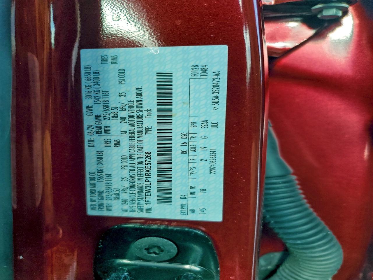 2024 FORD F150 XLT photo 12
