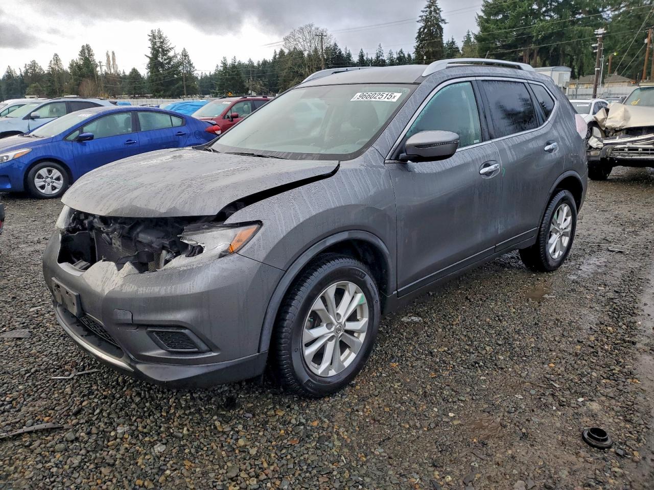 2016 NISSAN ROGUE S — FRONT END damage — photo 1