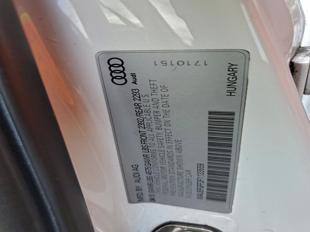 2015 AUDI A3 PREMIUM PLUS photo 23